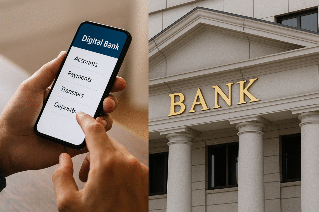 tire suas dúvidas sobre Banco físico ou digital qual devo escolher